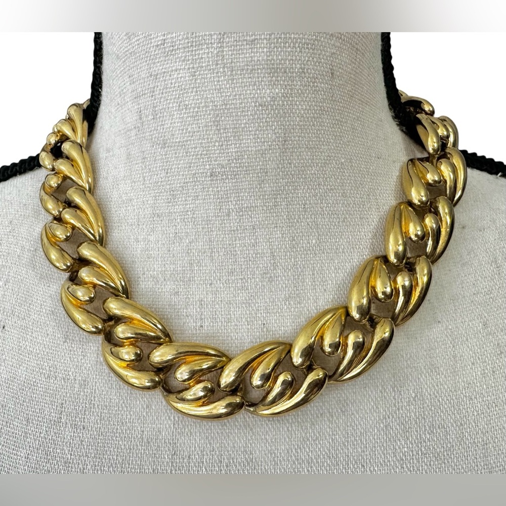 💛Vintage Erwin Pearl Gold Link Necklace 18”